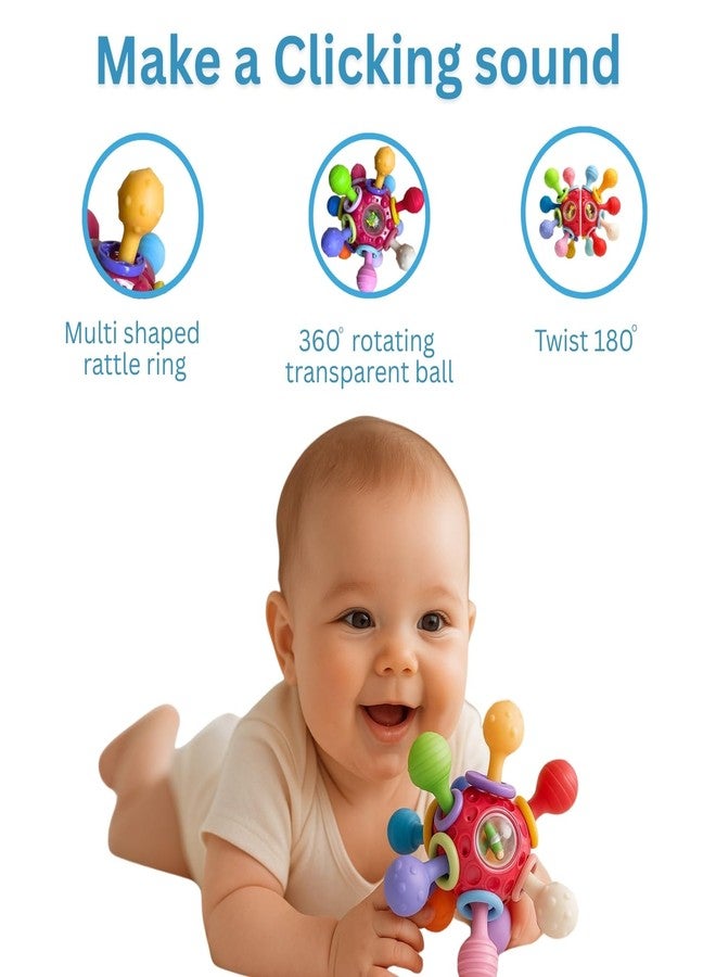 TOHIBEE Baby Montessori Sensory Toys for 0-6 6-12 Months, Baby Teether Teething Toys for Babies 0 3 6 9 12 18 Months, Newborn Infant Learning Developmental Toys Gifts for 1 2 Year Old Boys Girls - Image 4